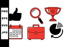 Business Icons Vector Set for Corporate Projects Product Image 1