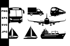 Transport Vector Icon Set For Travel Projects Product Image 1