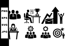 Business Strategy Icon Set For Corporate Use Product Image 1