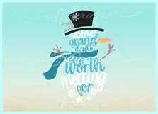 Some GrandDads Are Worth Melting For Snowman SVG DXF EPS PNG Product Image 2