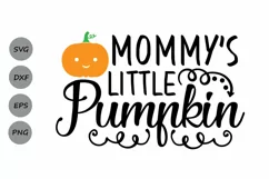 Mommys little pumpkin svg, Halloween svg, Pumpkin svg. Product Image 1