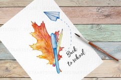 Back to School watercolor clipart Product Image 4