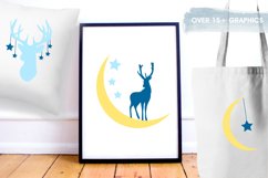 Nursery deers graphics and illustrations Product Image 5