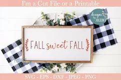 Fall sweet Fall SVG, PNG, DXF, EPS, JPEG Product Image 2