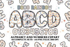 BOHO RAINBOW Alphabet A-Z Numbers Classroom Decor Product Image 1