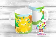 Dinosaur Mug Sublimation Designs #2 Product Image 1
