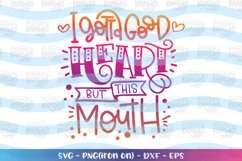 Girls-I gotta good heart but this mouth svg Product Image 1