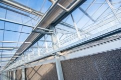 Glass roof with filter unit in a modern greenhouse Product Image 1
