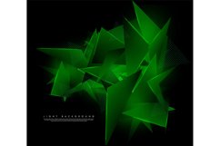 Background of a luminous triangle shape vector design. Product Image 2