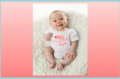 Baby's First Valentine's Day Holiday SVG DXF EPS PNG files Product Image 2