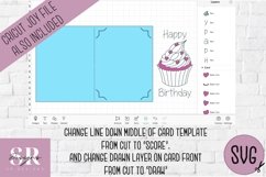 Birthday card insert design| Paper cutting | Cricut Joy svg Product Image 3