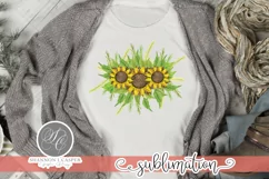 Animal Print Sunflower Trio|Sublimation PNG Product Image 4
