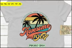 1967 Vintage Birthday | Vintage Birthday | Retro birthday Product Image 3
