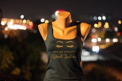 Never Ever Underestimate Great Lashes - A Makeup SVG Product Image 3