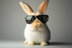 funny bunny with glasses Product Image 1