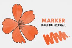 Marker brush for procreate Product Image 1
