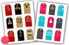 Christmas Gift Tags I Printable Holiday Gift Tags Product Image 2