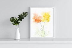Abstract Summer Watercolor Flower Printable Product Image 1