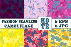 6 Seamless Fashion Camouflage Product Image 1