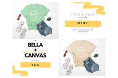 Mockup TShirt Bundle Bella Canvas 3001 T-Shirt Flat Lay Product Image 3