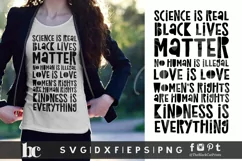 Science Is Real SVG |Love Is Love SVG | Black Lives Matter Product Image 4