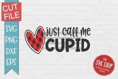 Just Call Me Cupid | Funny Valentines Day T-shirt SVG Product Image 1