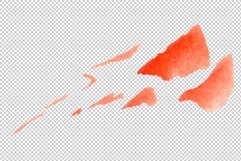 Orange Fuchsia Watercolor png Product Image 10