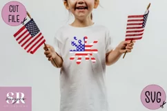 USA flag paint splat | vinyl cutting | USA flag svg Product Image 2