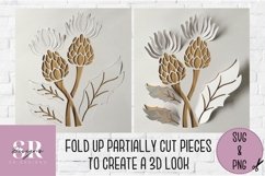 Pop up flower bundle| Paper cutting | 3d flower SVG Product Image 2