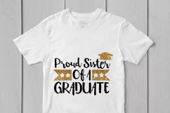 Proud Sister Of A Graudate - Graduation SVG EPS DXF PNG File Product Image 3