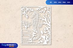Underwater Seahorse SVG Product Image 3
