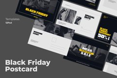 Black Friday Postcard Product Image 1