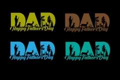 DAD SVG PNG DXF EPS Files Father's Day SVG Dad Hunter SVG Product Image 2