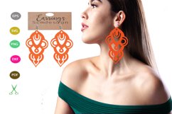 Earrings SVG,earrings template earrings cut file, earrings Product Image 1