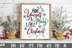 Have Yourself a Merry Little Christmas SVG File Product Image 1