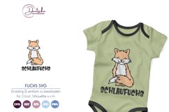 Schlaufuchs SVG | Wildtier SVG Product Image 1