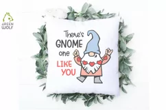 Gnome valentine svg Gnomes svg Valentine's day quote designs Product Image 4
