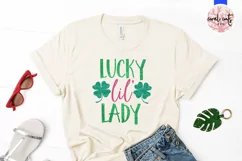 Lucky lil' lady - St. Patrick's Day SVG EPS DXF PNG Product Image 2