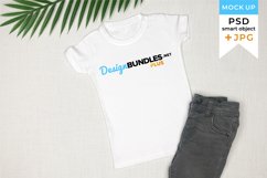 Mockup for kids t-shirt in JPG and PSD | Mockup background Product Image 1
