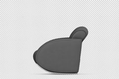 Isometric Arm Chair 3D isolated render Product Image 1