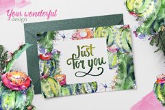 Cacti Watercolor png Product Image 6