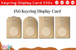 Keyring Display Card SVG file for crafter Product Image 1