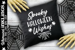 Spooky Halloween Wishes SVG Product Image 1