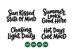 Hand Lettered Summer Quotes For Print And Crafts Product Image 1