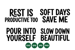 Inspirational Quote SVG Design for Crafts Product Image 1