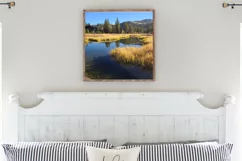 Utah Scenic Silver Lake in November Stock Photo Product Image 4