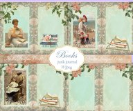 Books Junk Journal Digital Kit, Books Printable Journal Product Image 3