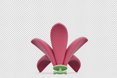 Isometric Arm Chair 3D isolated render Product Image 1