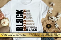 Black Lives Matter SVG PNG EPS DXF for Cutting and Printing Product Image 1
