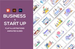 Business and start up concepts flat people illustrations Product Image 1